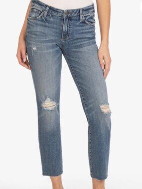 Kut from the Kloth blue jeans 6 ankle straight leg